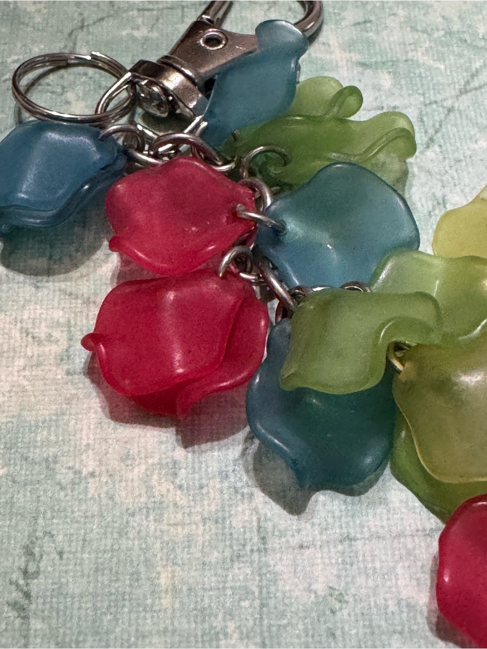 COLORFUL FLOWER PETALS BAG TAG HANG TAG - Picture 5 of 7